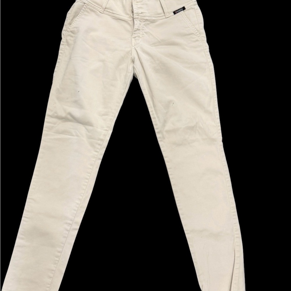 Women’s Cream Slim Fit Jeans - Unbranded